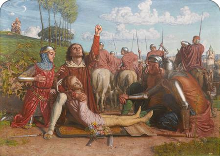 Rienzi vowing to obtain Justice for the Death of his Young Brother, slain in a Skirmish between the Colonna and the Orsini Factions