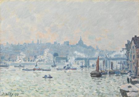 View of the Thames: Charing Cross Bridge